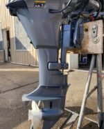 Used Yamaha 20 HP 4-Stroke Long Shaft Tiller Outboard Motor - Image 4