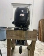 2015 Suzuki 90HP 4-Stroke Outboard Motor – Low Hours – 20” Shaft - Image 3